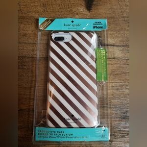 Kate Spade Diagonal Stripe iPhone 6 Plus/7 Plus Case